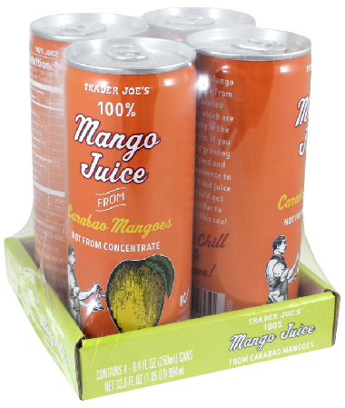 100% Mango Juice from Carabao Mangoes