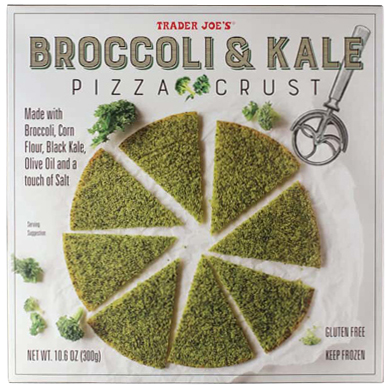 Broccoli & Kale Pizza Crust